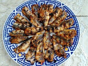 Les sardines grillées spécialité Safi Maroc