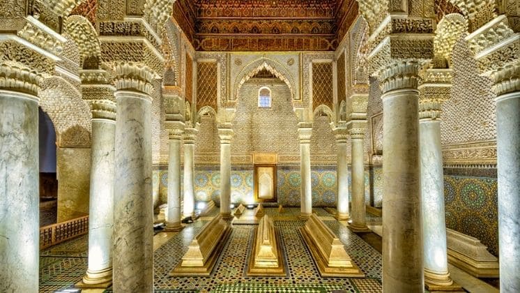 Les Tombeaux des Saadiens à Marrakech Maroc