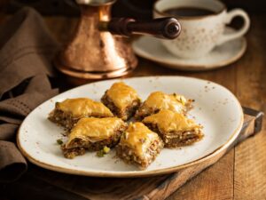 Baklava with Coffee